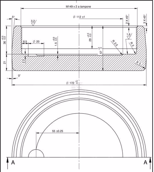 Tuerca para TC4038 2 Tuerca para TC4038