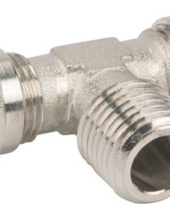 Conector en T, anillo apriete