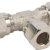 Conector en T, anillo apriete