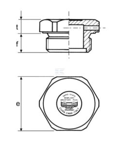 Tapón de ventilación 1/8