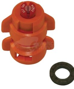 Tobera anti-deriva, venturi, simple chorro plano TD 110° 01 naranja cerámica Agrotop