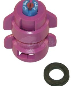 Tobera anti-deriva, venturi, simple chorro plano TD 110° 025 violeta cerámica Agrotop