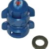 Tobera anti-deriva, venturi, simple chorro plano TD 110° 03 azul cerámica Agrotop