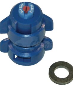 Tobera anti-deriva, venturi, simple chorro plano TD 110° 03 azul cerámica Agrotop