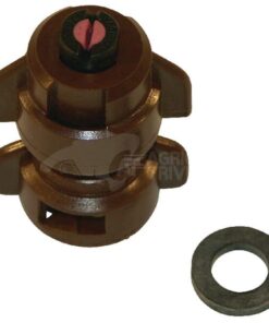 Tobera anti-deriva, venturi, simple chorro plano TD 110° 05 marrón cerámica Agrotop