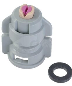 Tobera anti-deriva, venturi, simple chorro plano TD 110° 06 gris cerámica Agrotop