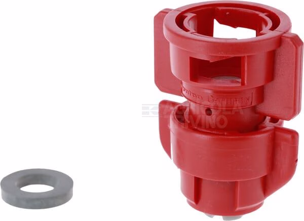 Tobera de inyección de aire antideriva TD 80° 04, cerámica roja Agrotop