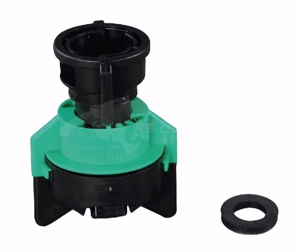 Tobera anti-deriva, venturi, doble chorro plano TDDF 110° 10 negro plástico Agrotop