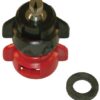 Boquilla anti-deriva, venturi, simple chorro excéntrico TDOC 80° 04 rojo latón Agrotop