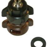 Boquilla anti-deriva, venturi, simple chorro excéntrico TDOC 80° 05 marrón latón Agrotop