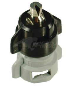 Boquilla anti-deriva, venturi, simple chorro excéntrico TDOC 80° 06 gris latón Agrotop