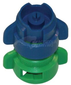 Tobera anti-deriva, venturi, simple chorro plano TDXL 110° 015 verde plástico Agrotop