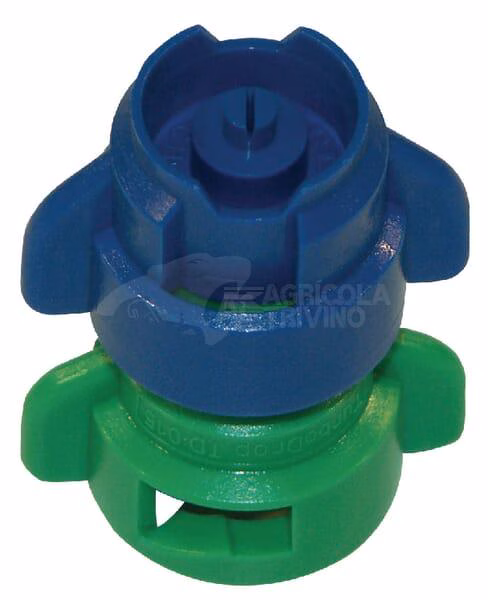 Tobera anti-deriva, venturi, simple chorro plano TDXL 110° 015 verde plástico Agrotop 1 Tobera anti-deriva, venturi, simple chorro plano TDXL 110° 015 verde plástico Agrotop