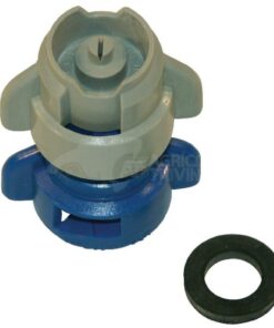 Tobera anti-deriva, venturi, simple chorro plano TDXL 110° 03 azul plástico Agrotop