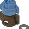 Tobera anti-deriva, venturi, simple chorro plano TDXL 110° 05 marrón plástico Agrotop