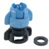 Tobera anti-deriva, venturi, simple chorro plano TDXL 110° 10 negro plástico Agrotop