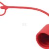 Tapón antipolvo PVC rojo para racor ANV-1"