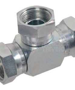 Racor en T 3x tuerca 1/2 BSP