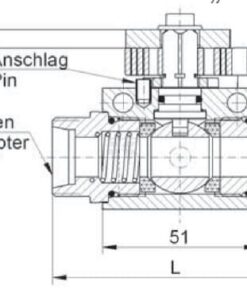 Limitador de carrera 1/4 BSP A