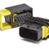 Caja de enchufe 3 polos hembra, negro HDSCS