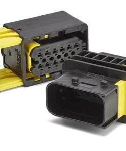 Caja de enchufe 7 polos macho, negro HDSCS