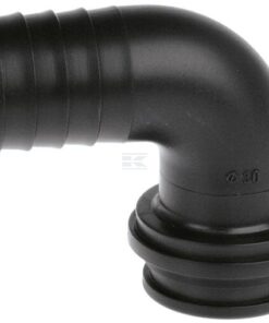 Racor para manguera 90° 32mm para tuerca de 1 1/2"