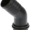 Racor para manguera 45° 30mm para tuerca de 1 1/4"