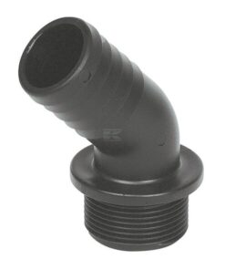 Racor para manguera 45° 40mm x 1 1/2
