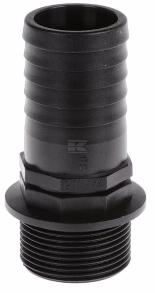 Racor para manguera 15mm x 1/2" Macho