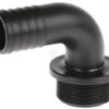 Racor para manguera 90° 32mm x 1 1/4" Macho