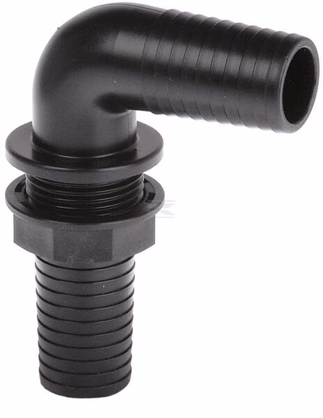 Racor pasamuros 90° 1/2" 1 Racor pasamuros 90° 1/2"