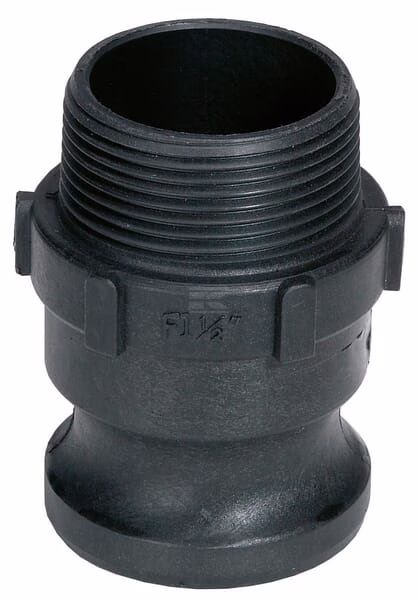 Camlock Tipo F 3/4" rosca macho, polipropileno 1 Camlock Tipo F 3/4" rosca macho, polipropileno