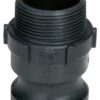 Camlock Tipo F 1.1/2" rosca macho, polipropileno