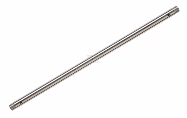 Tubo de acero inoxidable 1/2" 57cm agujeros 2x Ø7 3 Tubo de acero inoxidable 1/2" 107cm agujeros 3x Ø7