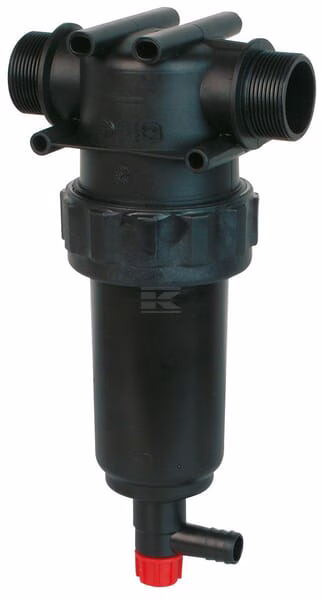 Filtro de presión 1 1/2" Macho, 280 l/mín, malla 80 1 Filtro de presión 1 1/2" Macho, 280 l/mín, malla 80