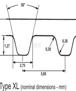 Correa distribución  XL 85 dientes 17 x 3/4