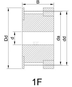 Polea de distribución Tipo -T 15Z