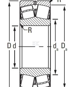 Rodamiento de rodillos a rótula 35 x 72 x 23 mm, Timken 8 Rodamiento de rodillos a rótula 35 x 72 x 23 mm, Timken