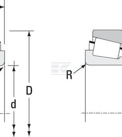 Rodamiento de rodillos cónicos 49x84x24x48mm Timken 4 Tapered roller bearing 49x84x24x48mm Timken