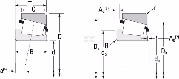 Inner ring tapered bearing 2 Inner ring tapered bearing