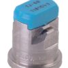 Tobera anti-deriva, venturi, doble chorro plano TJ 110° 10 azul claro acero inoxidable TeeJet