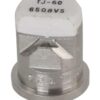 Boquilla anti-deriva, venturi, doble chorro plano TJ 65° 08 blanco acero inoxidable TeeJet