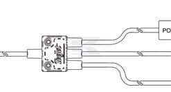 Cable alim./sensor/vel. Matri