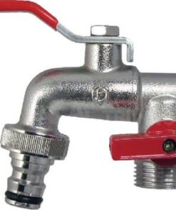 Grifo doble salida 1/2"