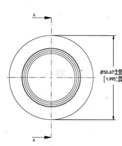 Bola acoplamiento superior Cat.2 Ø28,8/50,6x44,5mm gopart