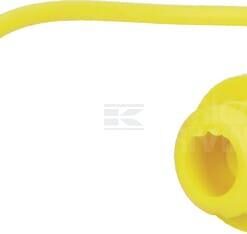 Tapón antipolvo PVC amarillo para racor NV 1/2" hembra