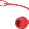 Tapón antipolvo PVC rojo para racor ANV 3/4" hembra