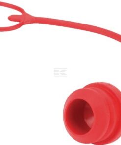 Tapón antipolvo PVC rojo para racor ANV-1" hembra