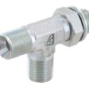 Pieza en T aj. macho 3/8" BSP
