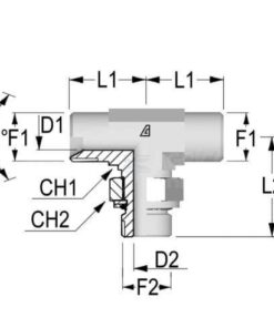 T invertida orient. 1/2" BSP